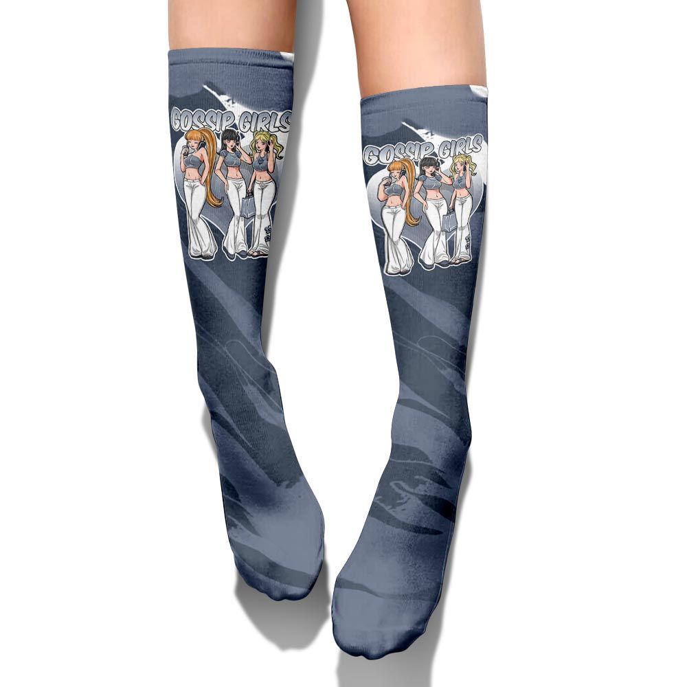 Sock To Match Low Diffused Blue 11s - Gossip'Girls Colored