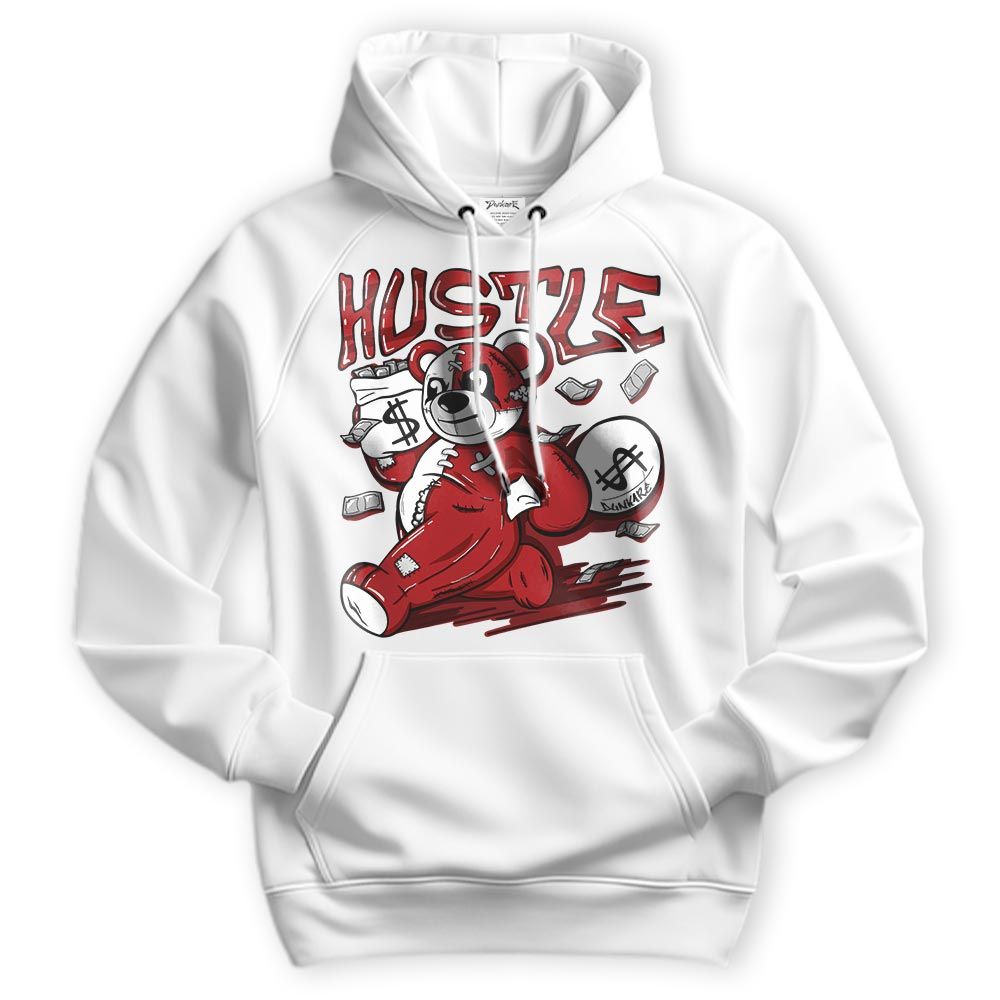 Sweatshirt To Match Red Taxi 12s Hoodie - Hustles Bear Hoodie Unisex