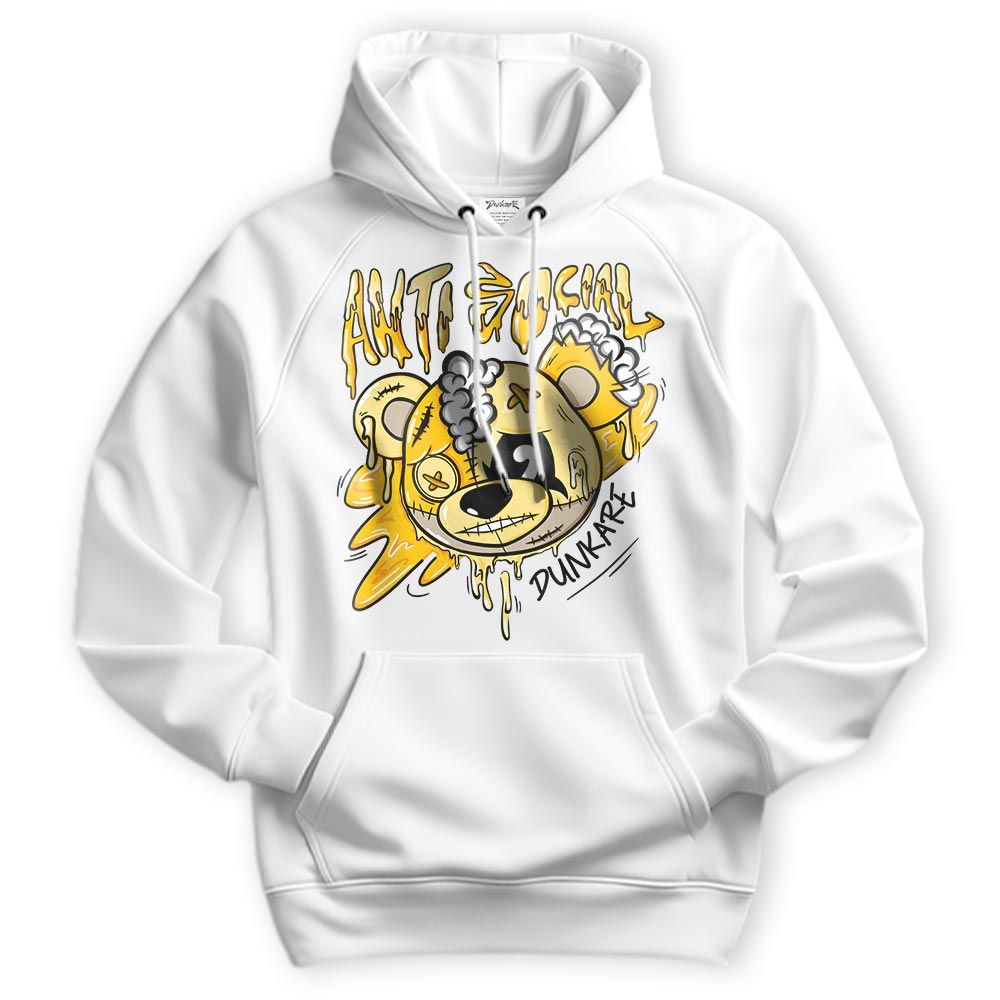Sweatshirt To Match Vivid Sulfur 4s Hoodie - Hate Social Bear Hoodie Unisex