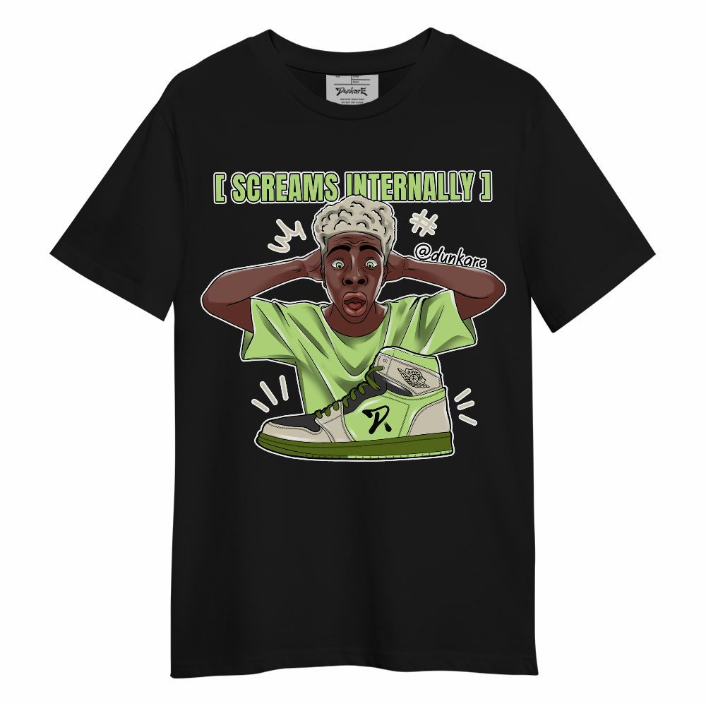 Shirt To Match Air Max Stussy Action Green - Scream Internally Unisex Shirt