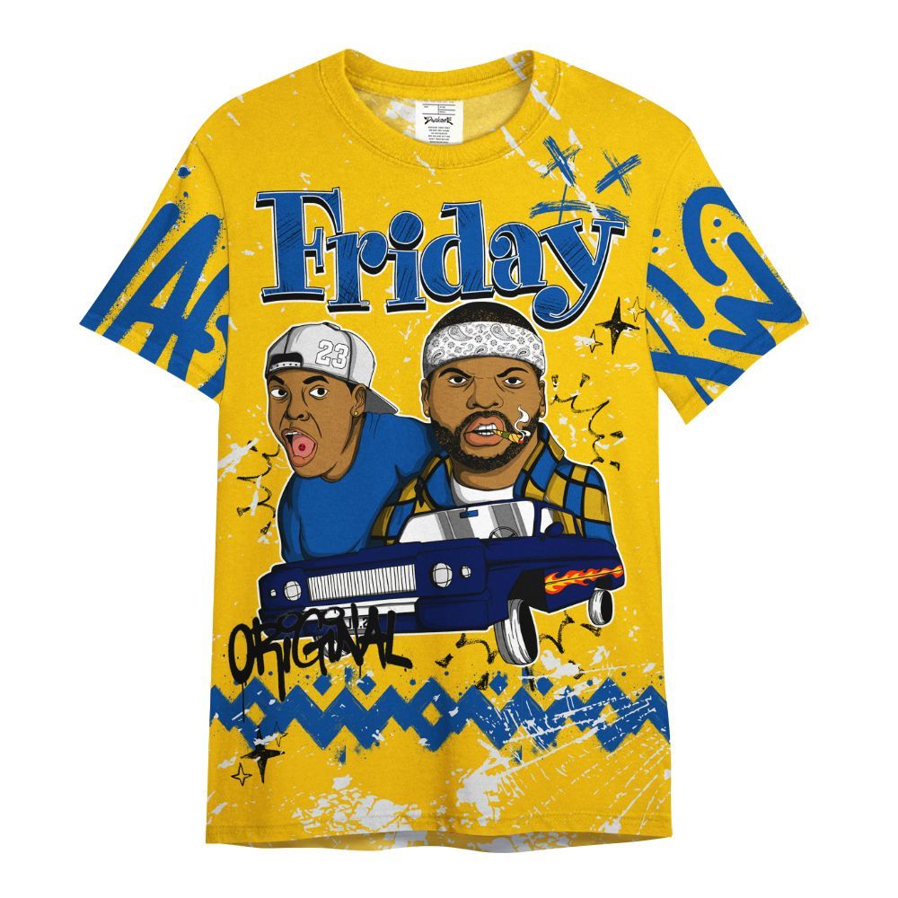 Shirt To Match High Laney 1s - Friday Sneaker Crayon All Over Print