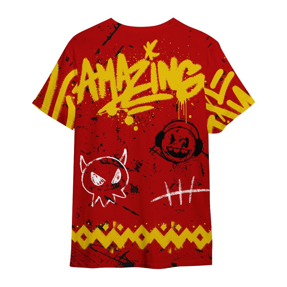 Shirt To Match Low Lucky Cat 1s - Friday Sneaker Crayon All Over Print