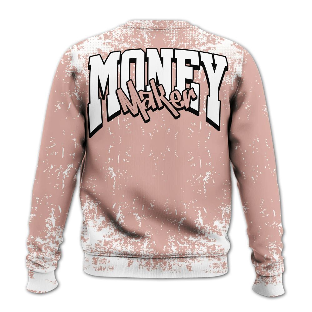 Sweatshirt To Match Dunk Low Pink Velvet - Move In Silence Money Street Retro All Over Print