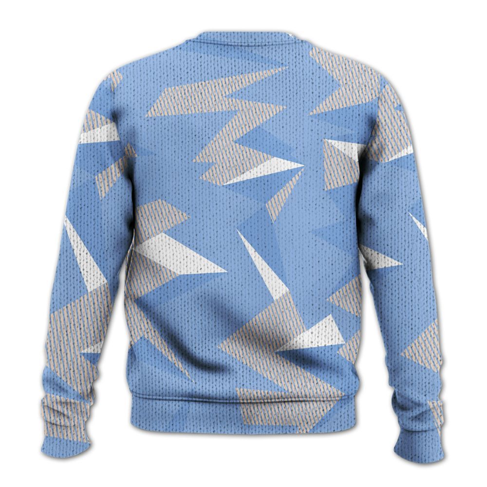 Knitted Sweater To Match Air Max 1 Royal Pulse - Geometric Camouflage Pattern