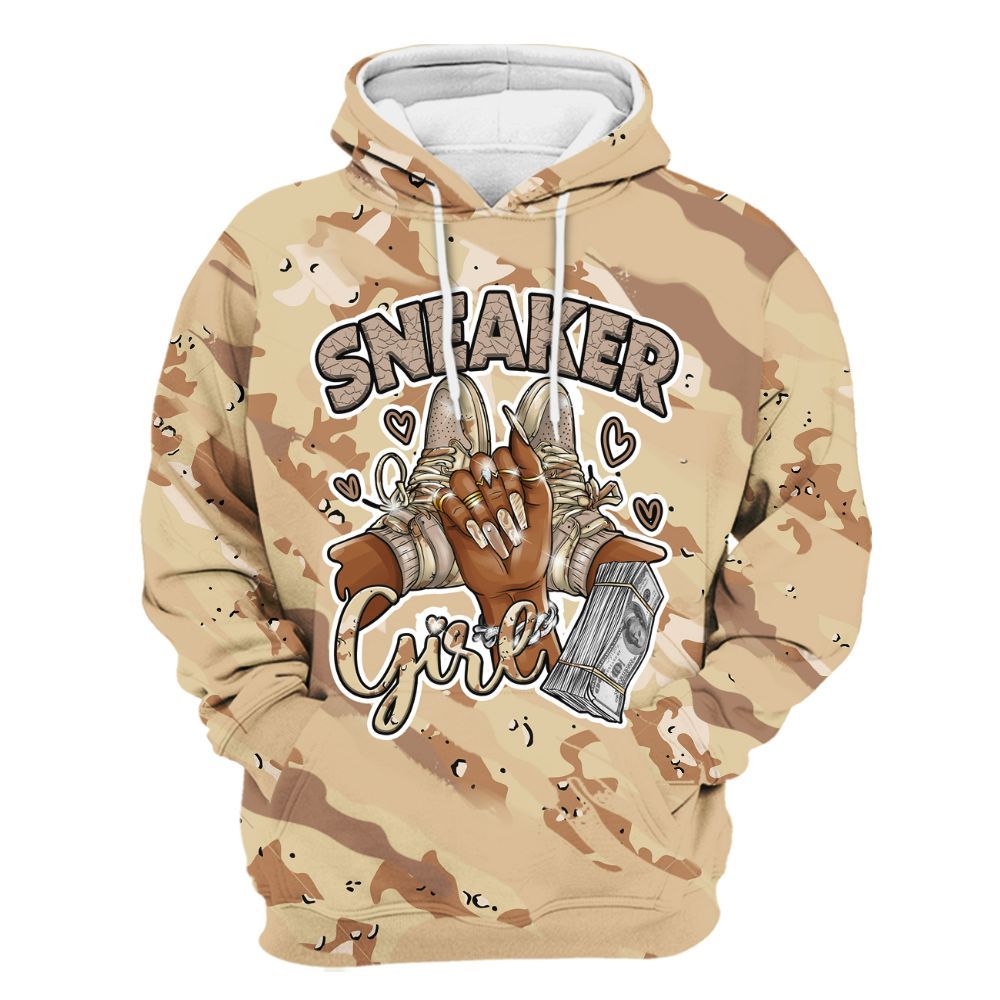 Hoodie To Match Desert Camo 3s - Sneakerz Girlz Colored All Over Print
