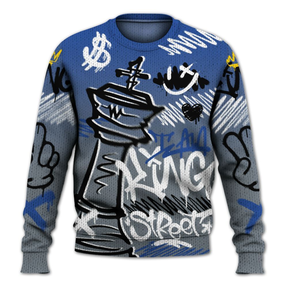 Knitted Sweater To Match RS-X GS League - Street King Chess Streetwear