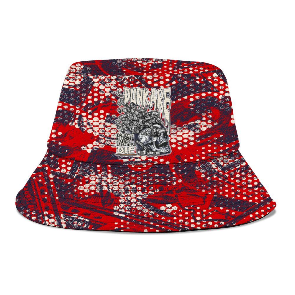 Bucket Hat To Match Low OG Howard Bison 1s - From Rags To Riches Graphic