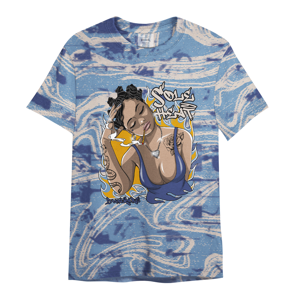 Shirt To Match High OG First In Flight 1s - Sole Heat Unique Blurry Graphic Shirt Unisex