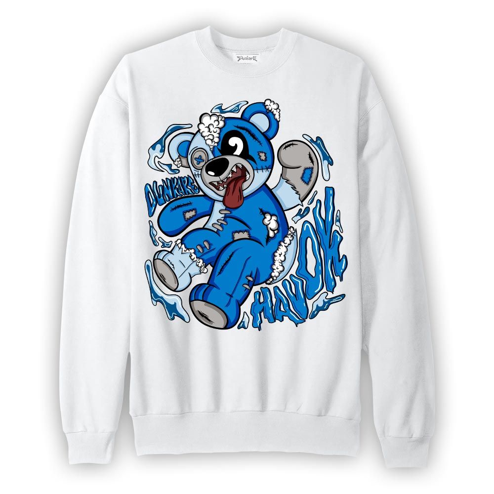 Sweatshirt To match Industrial Blue 4s Sweatshirt - Havok Bear Graphic