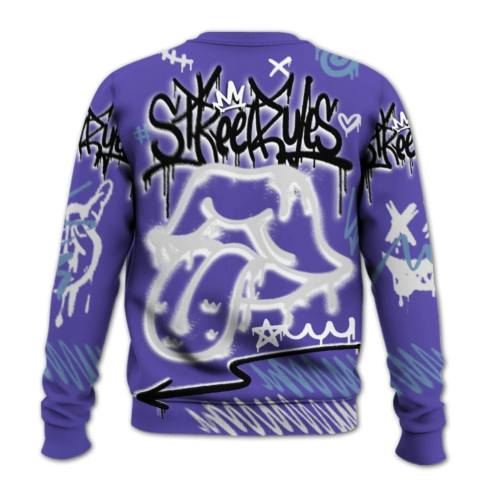 Sweatshirt To Match Retro Concord 5s - Break Rules Streetwear All Over Print