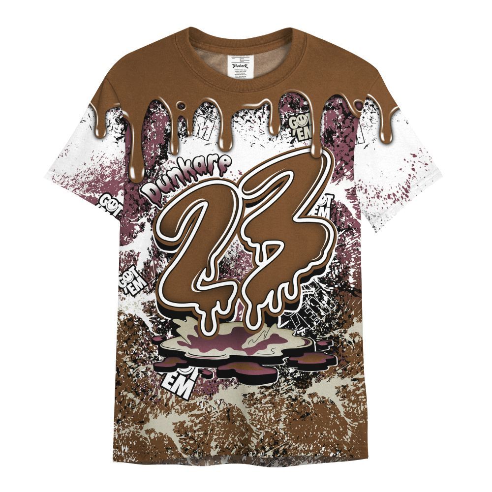 Shirt To Match Archaeo Brown 3s - Dripping 23 Drip All Over Print