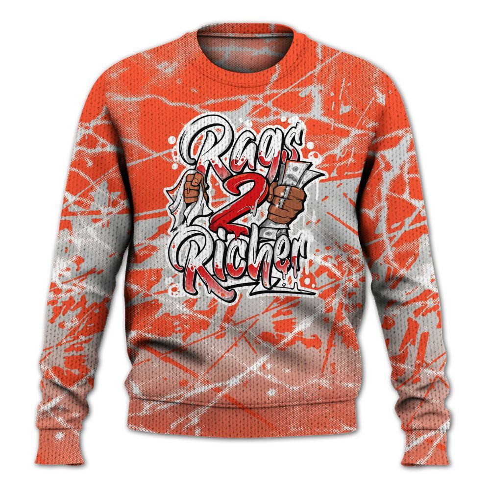 Knitted Sweater To Match Air Max 1 86 Cosmic Clay - Rag 2 Rich Graphic