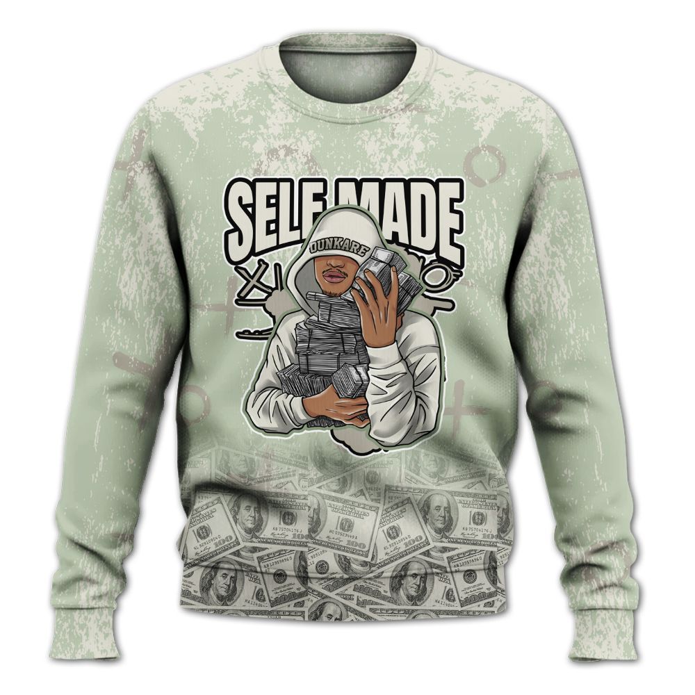Sweatshirt To Match Seafoam Sail 4s - Selfmade Unique Drip All Over Print