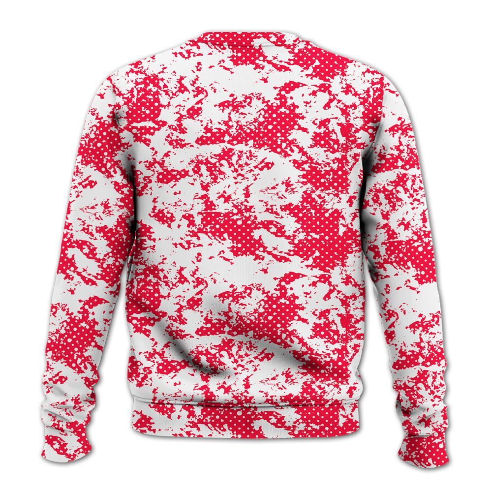 Sweatshirt To Match Retro Fire Red 3s - Show Me The Money Retro All Over Print