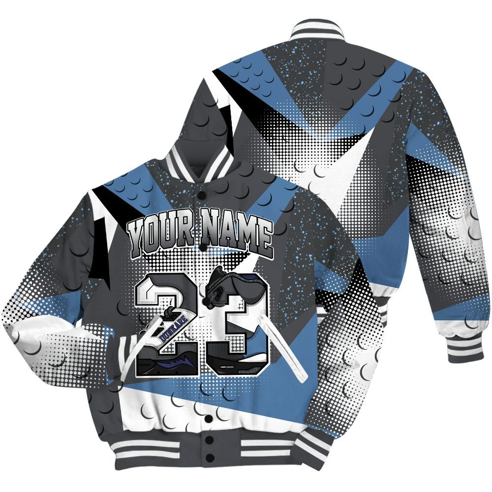 Varsity Jacket To Match Air Max 95 Stash Shirt, Poly Custom Name Number 23 5s All Over Print