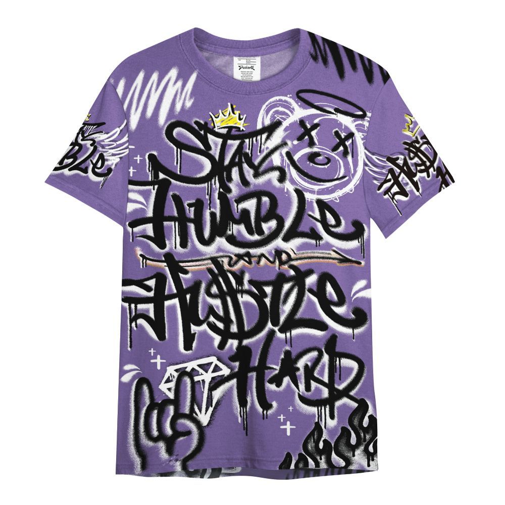 Shirt To Match Dunk Low Black Raspberry - Humble Drip Streetwear Graffity All Over Print