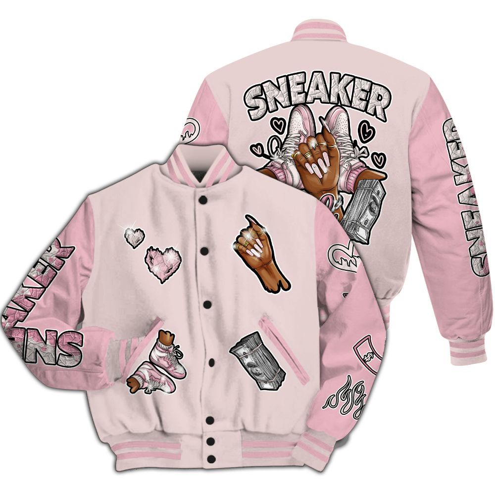 Varsity Jacket To Match Dunk Low KD 17 Aunt Pearl - Sneakerz Girlz All Over Print