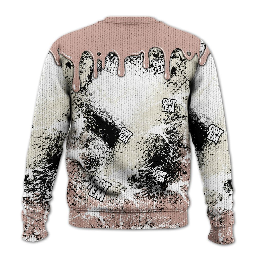 Knitted Sweater To Match Air Force Low 1 Arctic Orange - Dripping 23 Drip