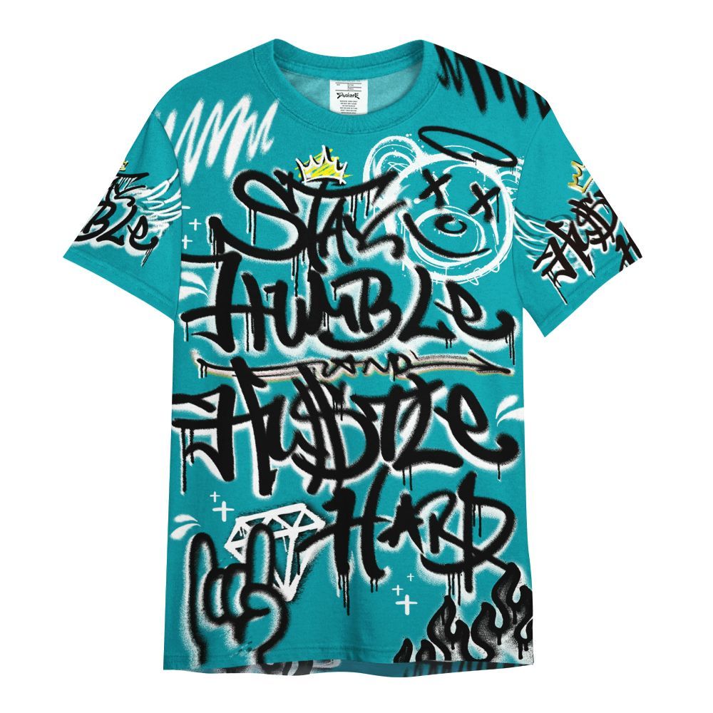 Shirt To Match Air Griffey Max Aquamarine 1s - Humble Drip Streetwear Graffity All Over Print