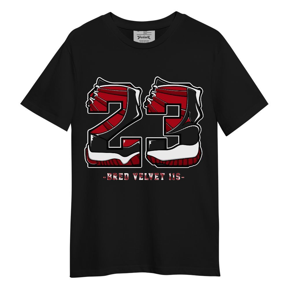 Shirt To Match Bred Velvet 11s - Number 23 Style 11s Graphic