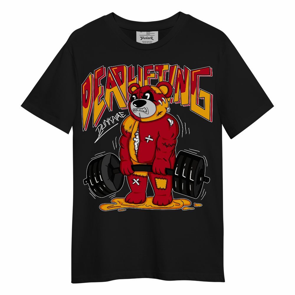 Shirt To Match Cardinal 7s - Deadlifting Bear Unisex Shirt