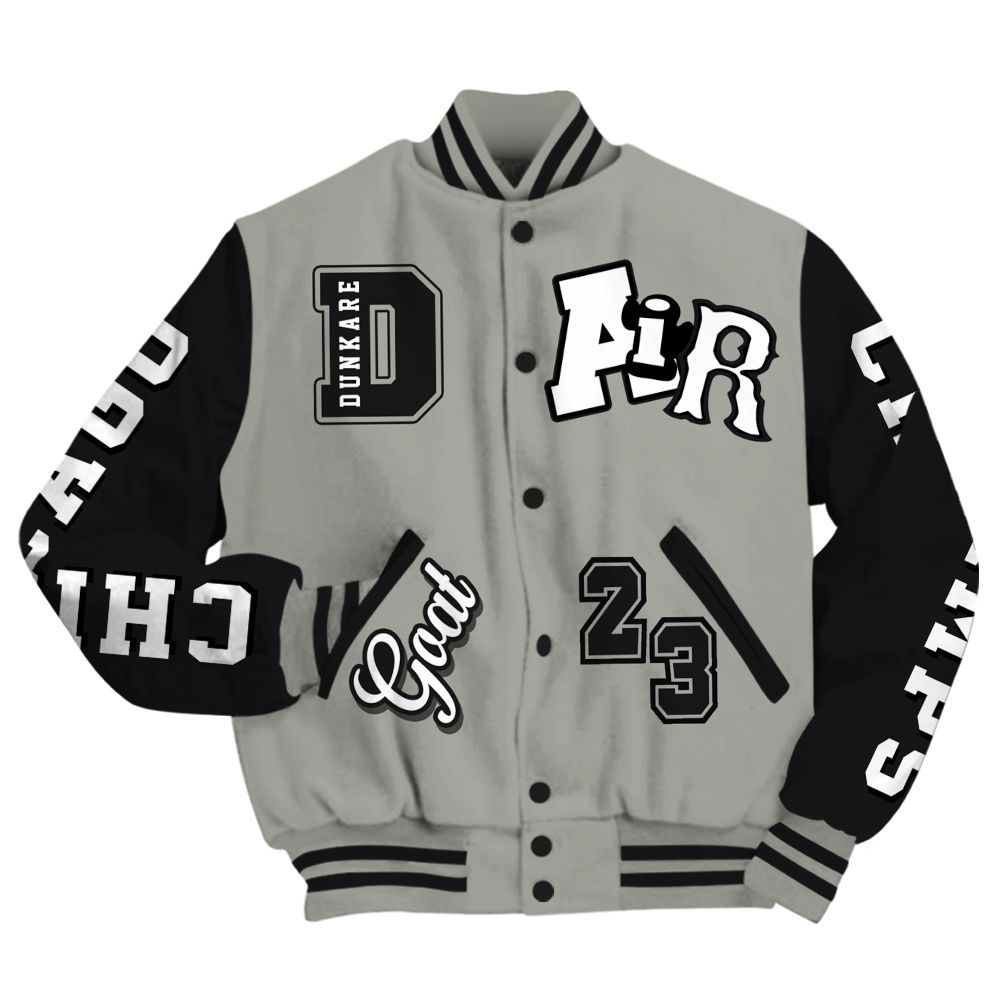 Varsity Jacket To Match High Satin Shadow 1s - AIR Number 23 GOAT All Over Print