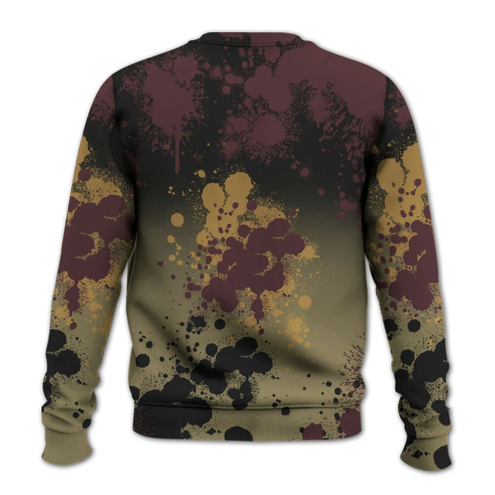 Sweatshirt To Match Black Olive 7s - Trust No One Scary All Over Print