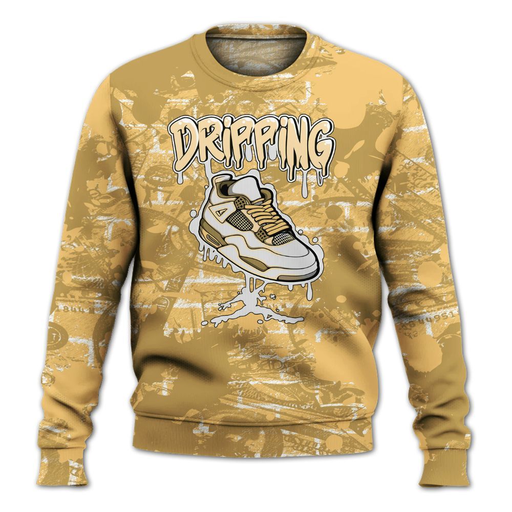 Sweatshirt To Match Craft Paris 6s - Dripping Shoe 4S Graphic Street Art All Over Print