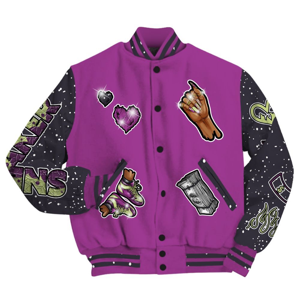Varsity Jacket To Match Ja 2 Staregazer - Sneakerz Girlz All Over Print