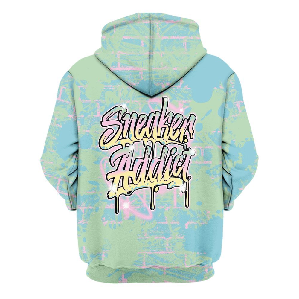Hoodie To Match SB Dunk Low Visty - Addiction Sneakers Graphic Street Art All Over Print