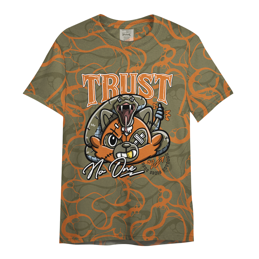 Shirt To Match Olive 5s - Trust No Raccoon Bubble Graphics Shirt Unisex