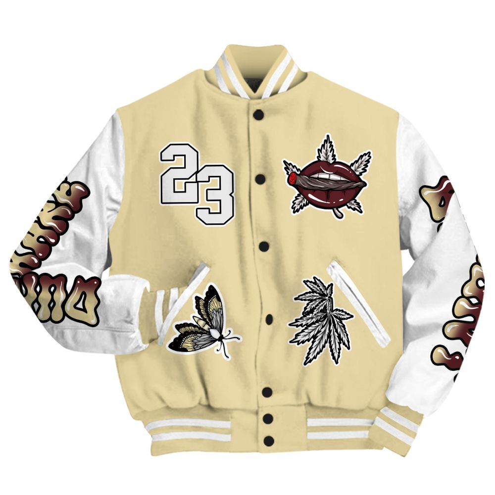 Varsity Jacket To Match Women Phantom 12s - Bluntz Unique All Over Print