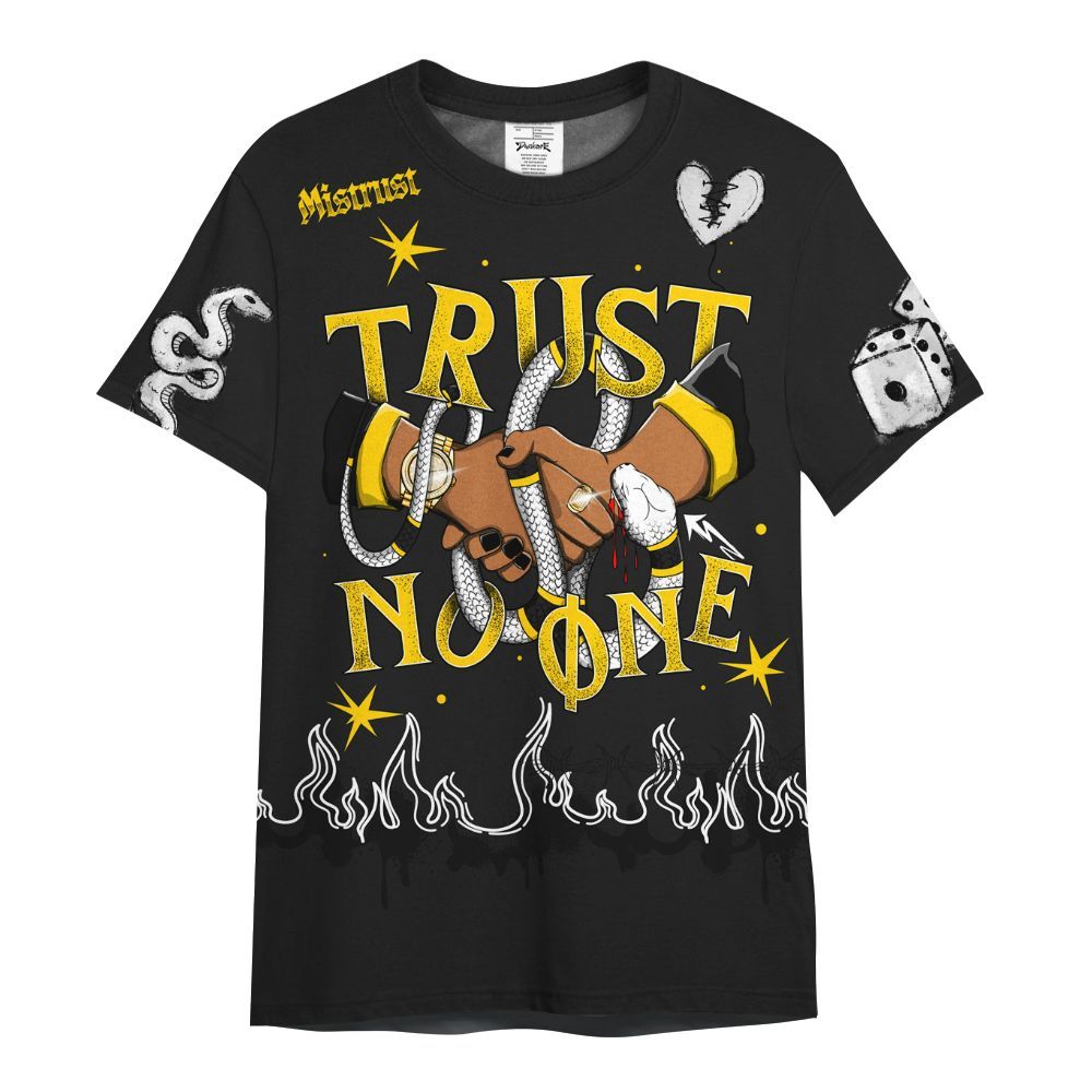 Shirt To Match Corteiz Air Max 95 Tour Yellow - Trust No One Snake-Bite Doodle Crayon All Over Print