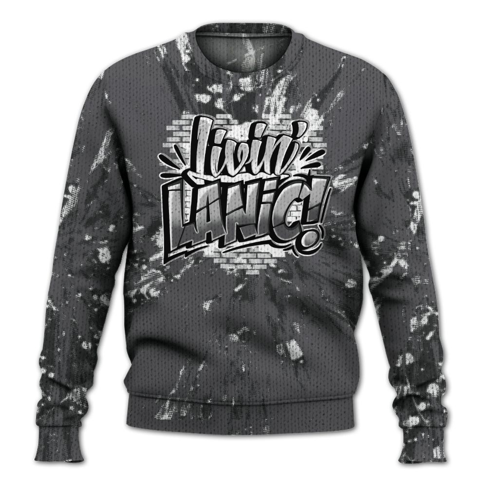 Knitted Sweater To Match White Thunder 4s - Living Large Graphic Luxury