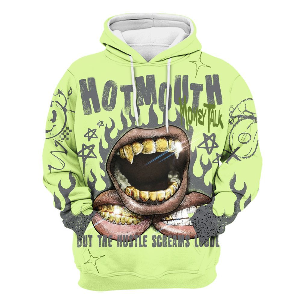 Hoodie To Match Smoke Grey Volt TR 1s - Mouth Burning Street Style All Over Print