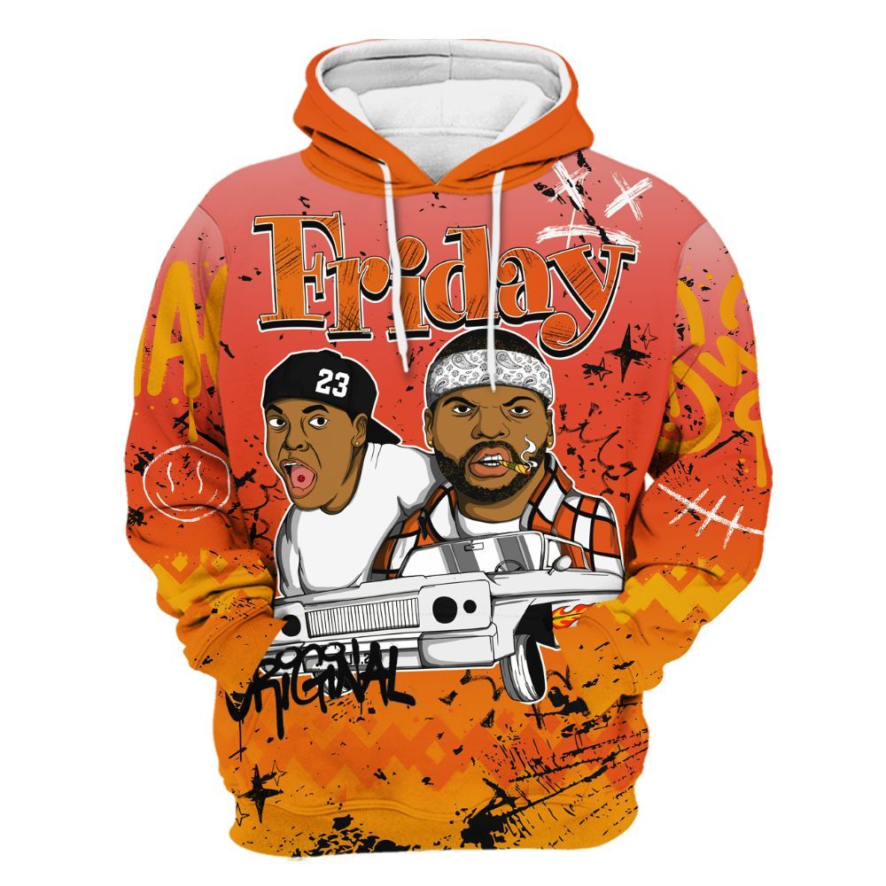 Hoodie To Match Dunk High Candy Corn - Friday Sneaker Crayon All Over Print