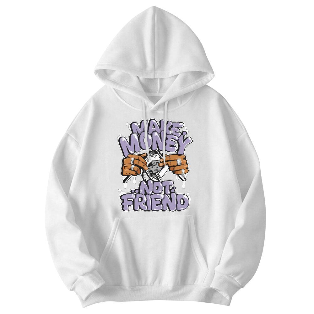 Sweatshirt To Match Low Pure Violet 11s - Make Money Not Friend Graphic Graphic