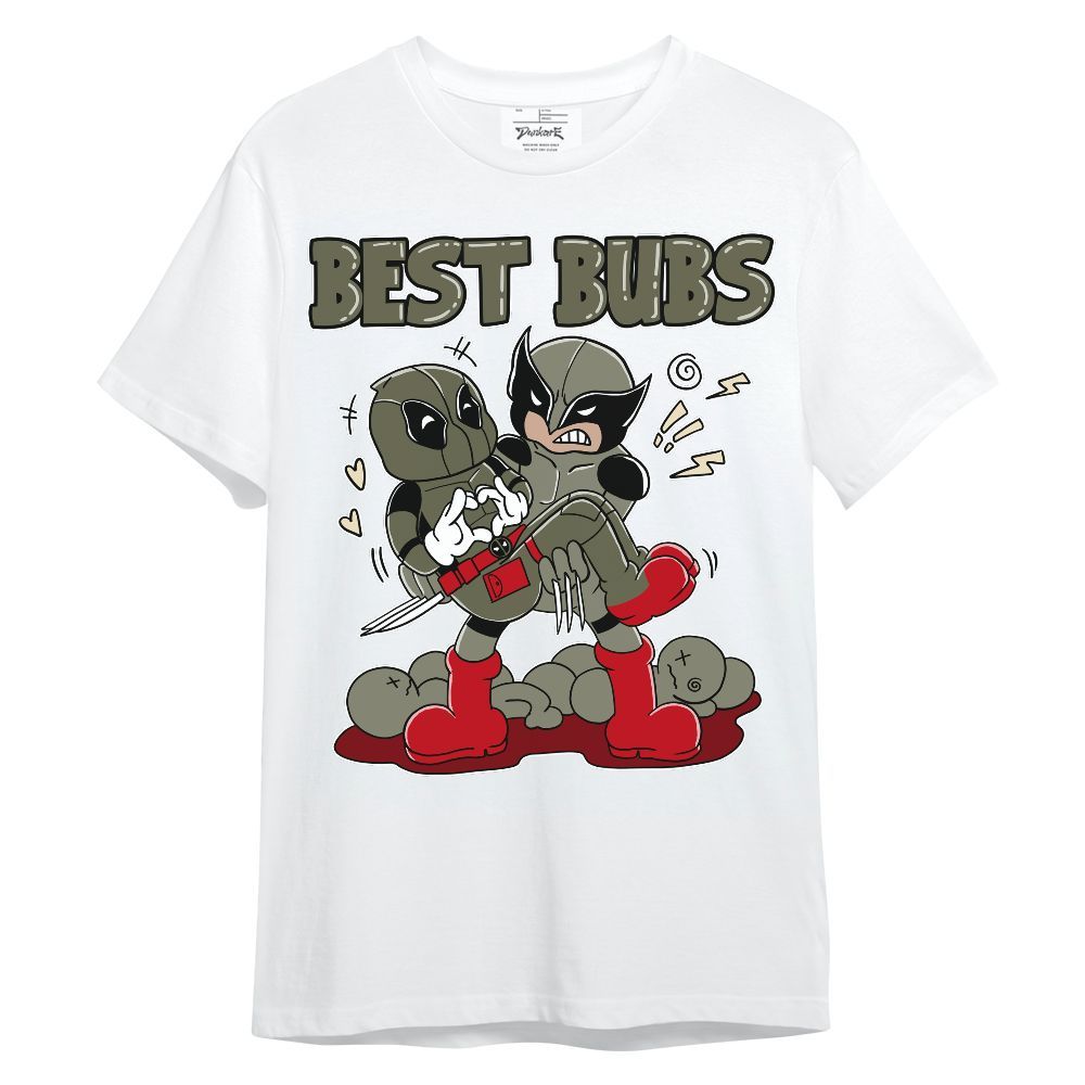 Shirt To Match Travis Scott Low OG Medium Olive 1s - Bubs Cartoon Unisex Shirt