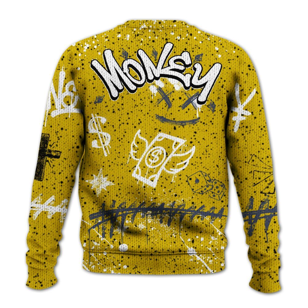 Sweater To Match Retro Tour Yellow 2026 4s - Everybody Paid In Full Crayon Graphic
