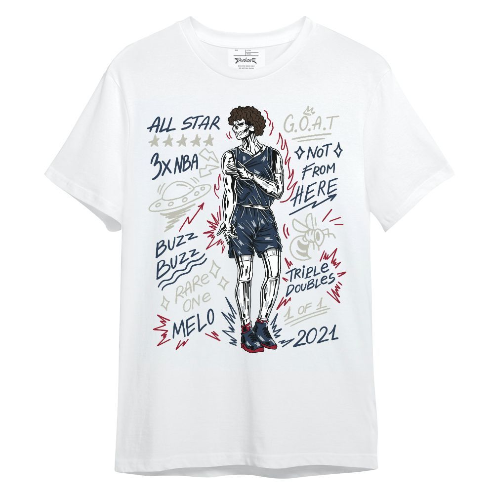 Shirt To Match Navy Blue 2024 6s - Not 'ere Skeleton Unisex Shirt