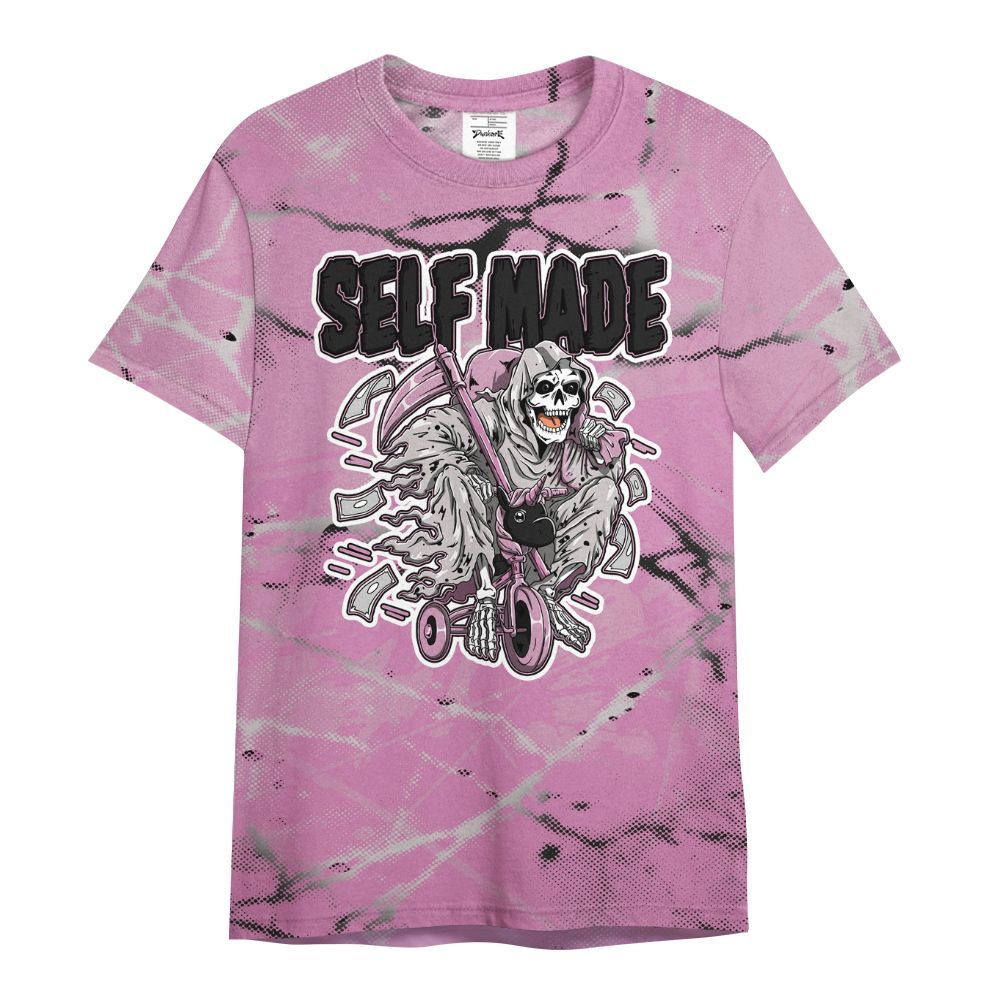 Shirt To Match Neutral Grey Black White Orchid 4s - Self Make Skeleton Profound All Over Print