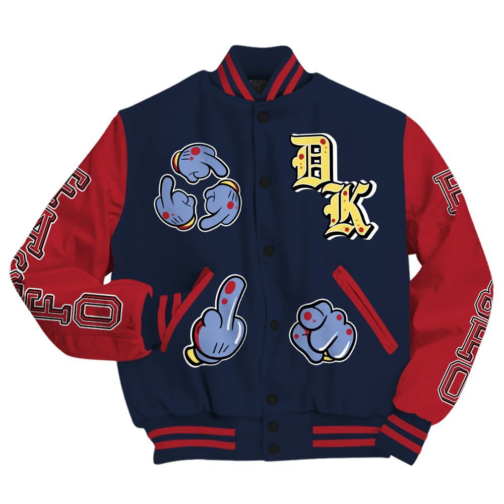 Varsity Jacket To Match Dunk Low COJP What The 2024 - F Around Find Out Graphic All Over Print