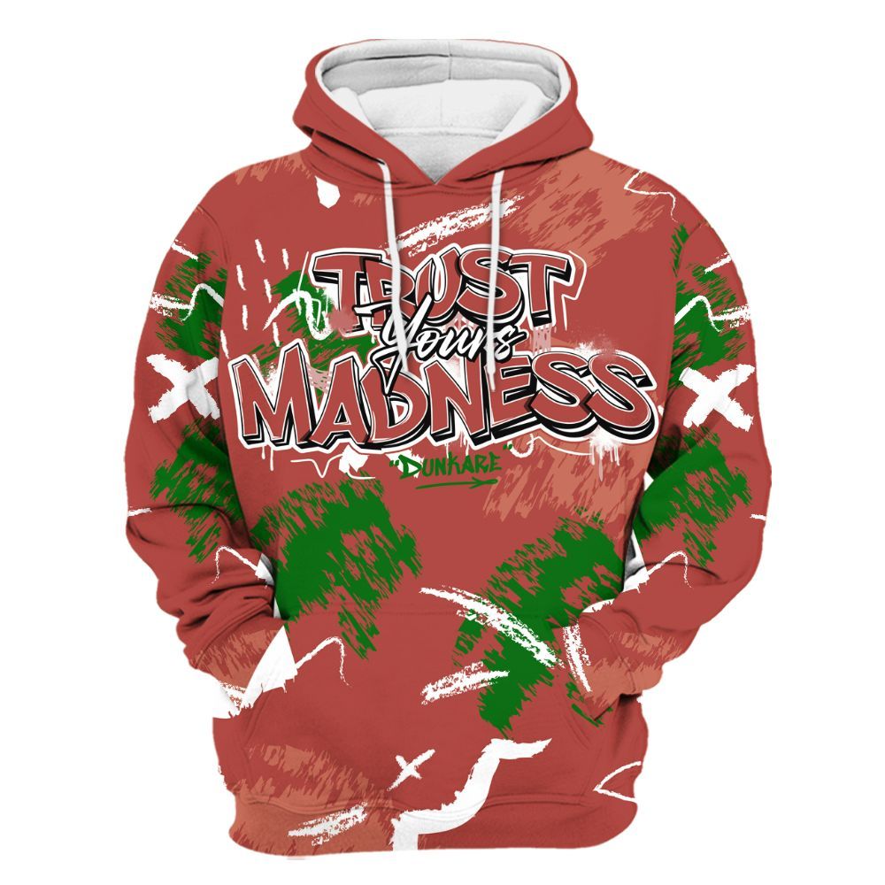Hoodie To Match Dune Red 13s - Trust Your Madness Retro All Over Print