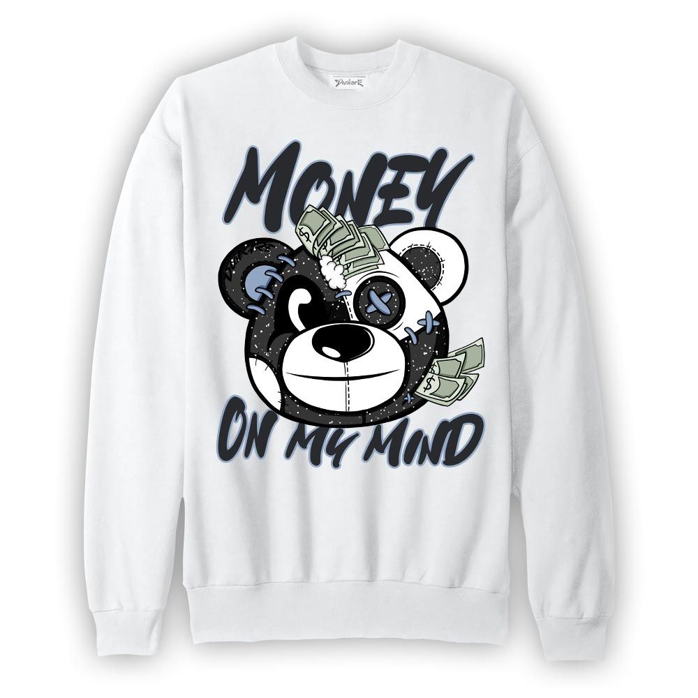 Sweatshirt To match Reverse Black White 6s Sweatshirt - Money On My Mind Bear Graphic