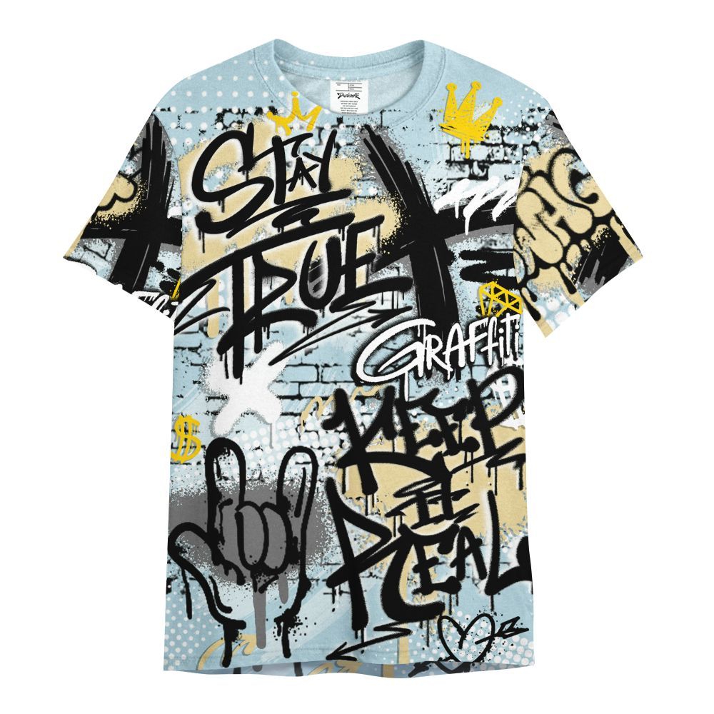 Shirt To Match Low Year Of The Snake 11s - True It Real Graffiti Streetwear All Over Print