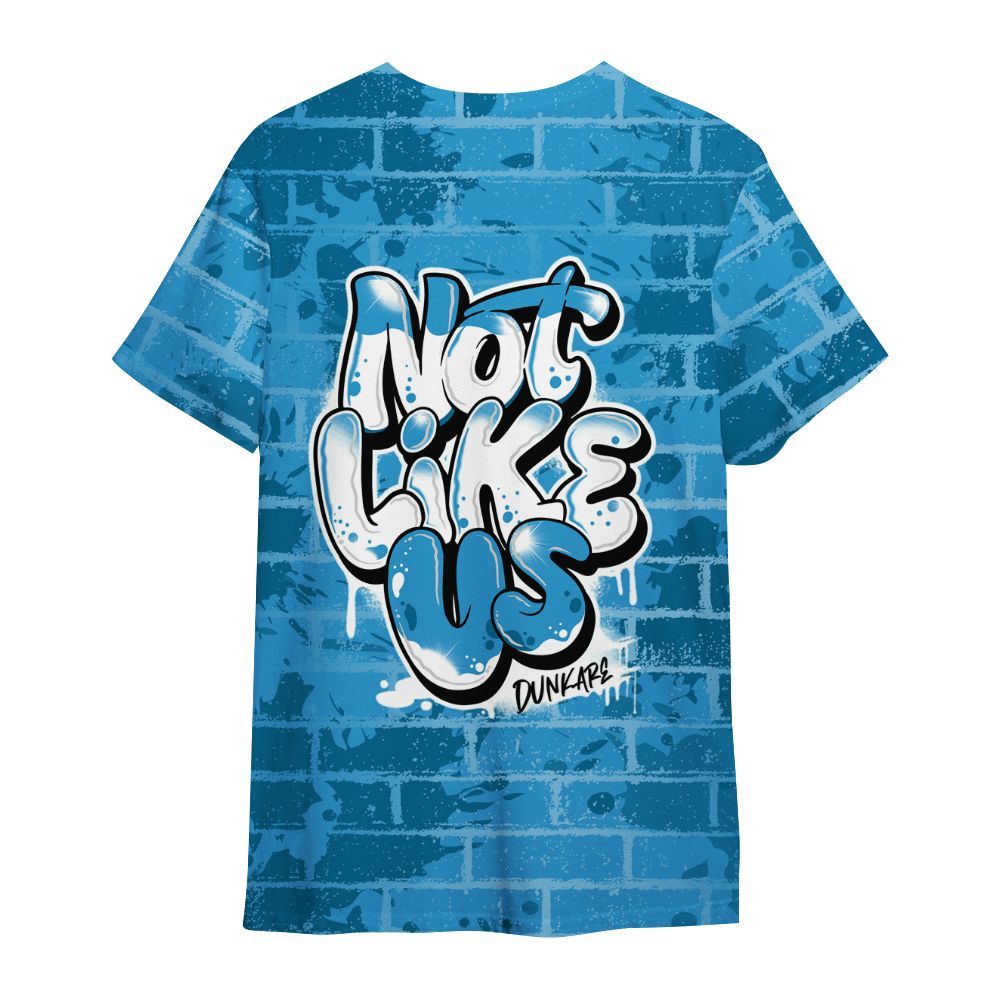 Shirt To Match Powder Blue 9s - None Like Us Graphic Brick Art All Over Print