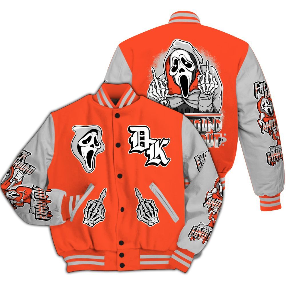 Varsity Jacket To Match Air Max 1 86 Cosmic Clay - F#CK And Find Out Graphic All Over Print