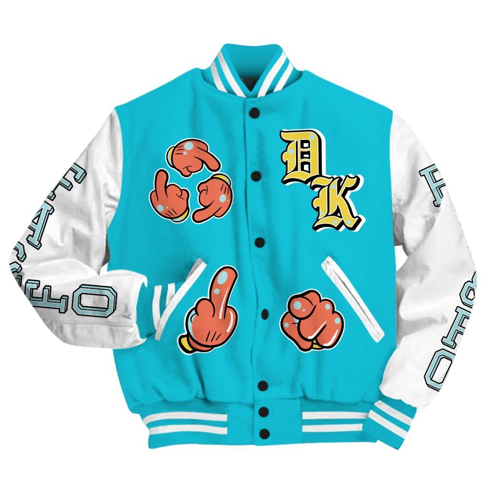 Varsity Jacket To Match Dunk Low KD 17 N7 - F Around Find Out Graphic All Over Print