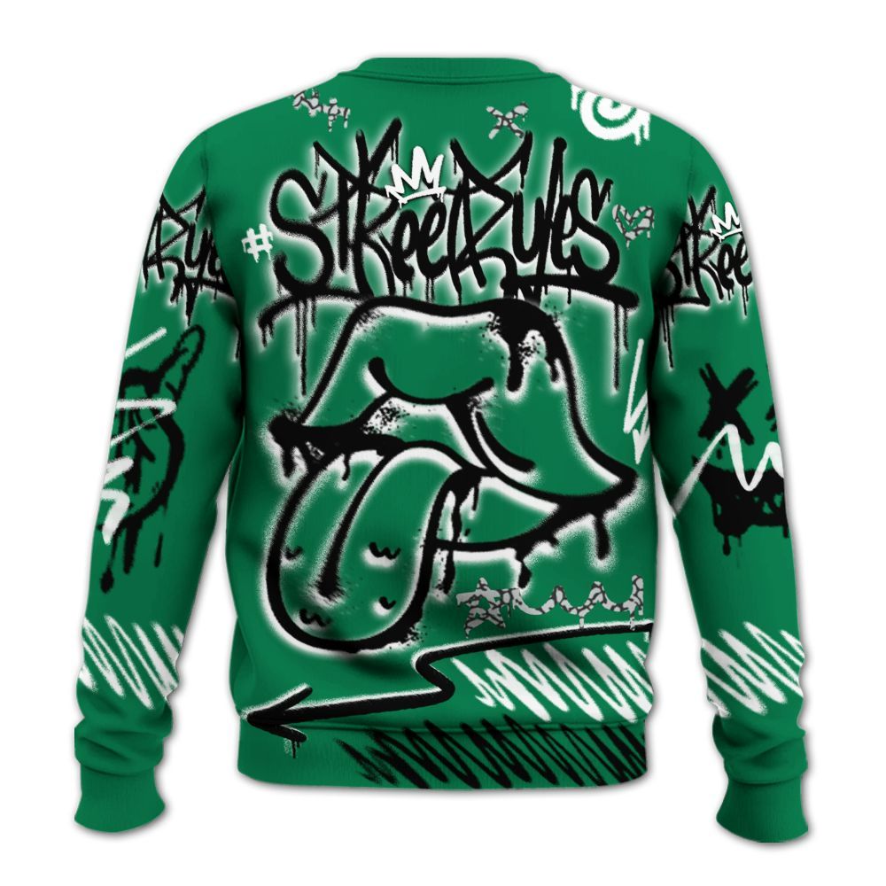 Sweatshirt To Match Pine Green 3s - Break Rules Streetwear All Over Print