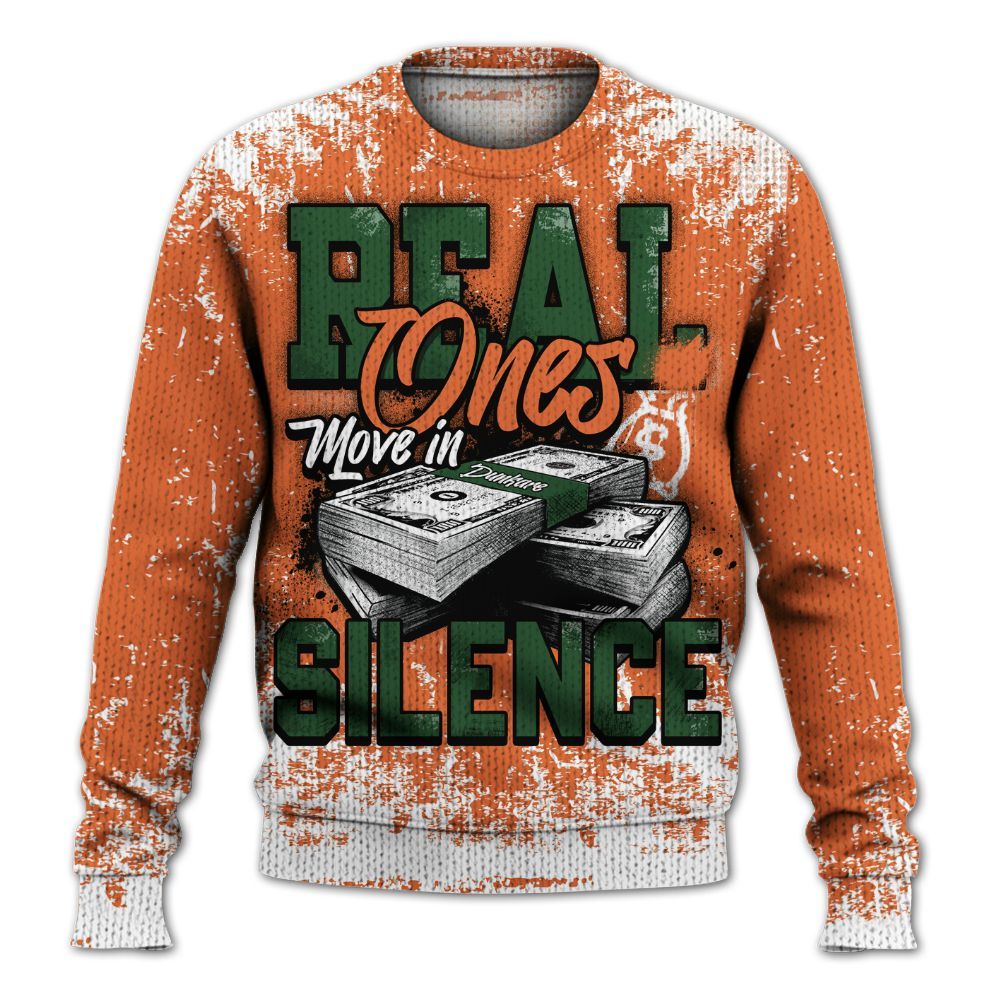 Knitted Sweater To Match Low Miami 5s - Move In Silence Money Street Retro